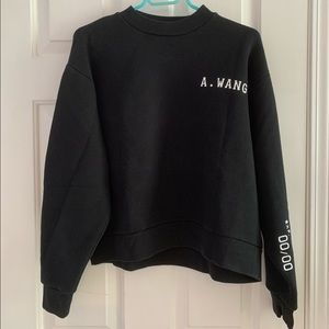 Alexander Wang Black Credit Card Sweatshirt